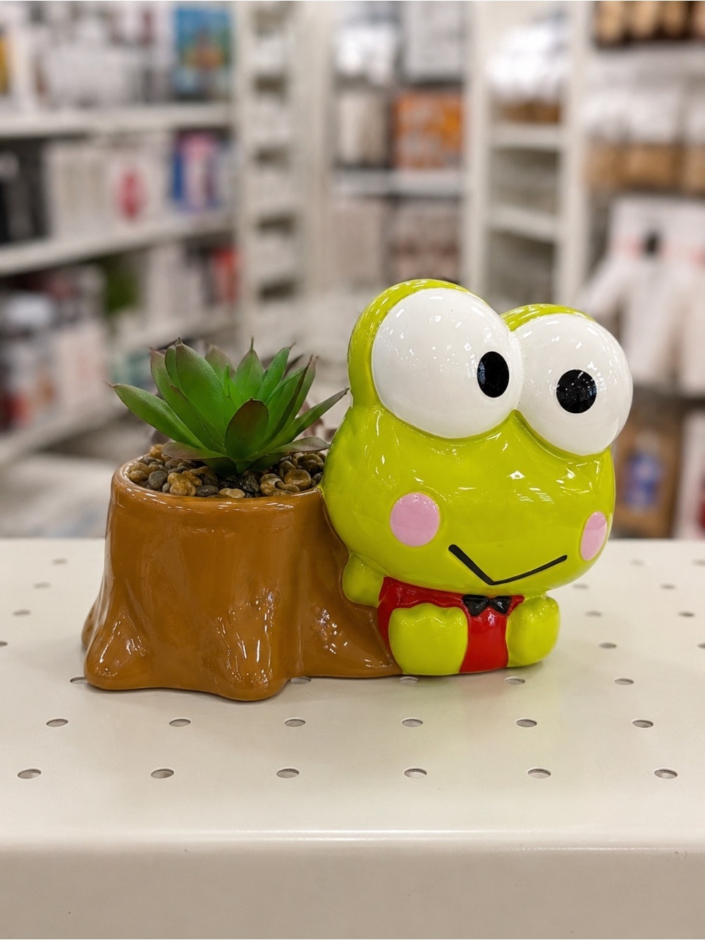 Sanrio Keroppi Ceramic Planter Succulent Pot Decorative Planter New